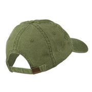 Fleur De Lis with Outline Embroidered Cap