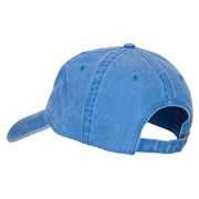 Cuba CUB Flag Embroidered Washed Cotton Twill Cap