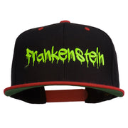 Halloween Frankenstein Embroidered Snapback Cap