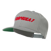 Formula 1 Embroidered Flat Bill Cap