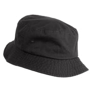 Brain Rot Design Embroidered Unisex Multipurpose Crushable Cotton Twill Bucket Hat - Charcoal M