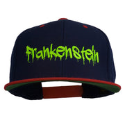 Halloween Frankenstein Embroidered Snapback Cap