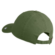 Air Force Global Strike Command Veteren Embroidered Washed Solid Pigment Dyed Cotton Twill Brass Buckle Cap - Olive OSFM