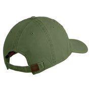 Air Force Global Strike Command Veteren Embroidered Washed Solid Pigment Dyed Cotton Twill Brass Buckle Cap - Olive OSFM