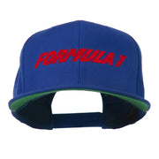 Formula 1 Embroidered Flat Bill Cap