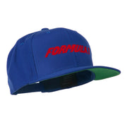 Formula 1 Embroidered Flat Bill Cap