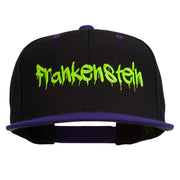 Halloween Frankenstein Embroidered Snapback Cap