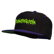 Halloween Frankenstein Embroidered Snapback Cap