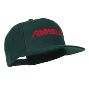 Formula 1 Embroidered Flat Bill Cap