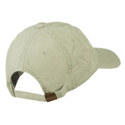 Fleur De Lis with Outline Embroidered Cap