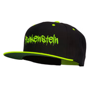 Halloween Frankenstein Embroidered Snapback Cap