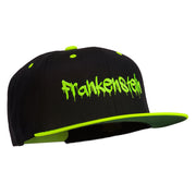 Halloween Frankenstein Embroidered Snapback Cap