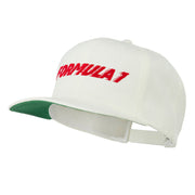 Formula 1 Embroidered Flat Bill Cap