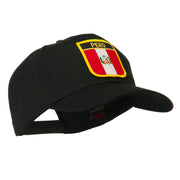 South America Flag Shield Patched Cap