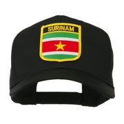 South America Flag Shield Patched Cap