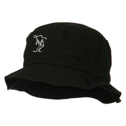 Fly Fishing Outline Bucket Hat