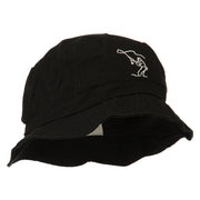 Fly Fishing Outline Bucket Hat