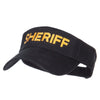 Sheriff Embroidered Washed Cotton Visor