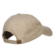 Hiss Off Embroidered Washed Cap