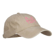 Hiss Off Embroidered Washed Cap