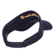 Sheriff Embroidered Washed Cotton Visor