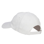 Hiss Off Embroidered Washed Cap