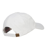 Hiss Off Embroidered Washed Cap