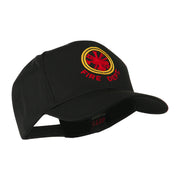 Fire Fighter Dept Symbol Embroidered Cap