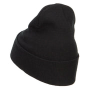 Football Field Goal Embroidered Long Beanie