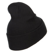 Football Field Goal Embroidered Long Beanie