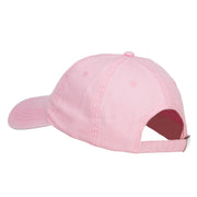 Hiss Off Embroidered Washed Cap