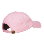 Hiss Off Embroidered Washed Cap