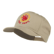 Fire Fighter Dept Symbol Embroidered Cap