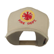 Fire Fighter Dept Symbol Embroidered Cap