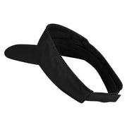 Let Him Cook Icon Embroidered Pro Style Cotton Twill Washed Visor - Black OSFM