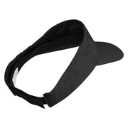 Let Him Cook Icon Embroidered Pro Style Cotton Twill Washed Visor - Black OSFM