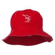 Fly Fishing Outline Bucket Hat