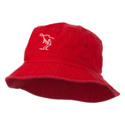 Fly Fishing Outline Bucket Hat