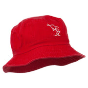 Fly Fishing Outline Bucket Hat