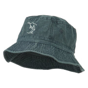 Fly Fishing Outline Bucket Hat