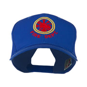 Fire Fighter Dept Symbol Embroidered Cap