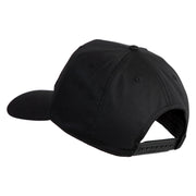 173rd Airborne Brigade Vietnam Veteran Patched Solid Cotton Twill 5 Panel Prostyle Snap Cap - Black OSFM