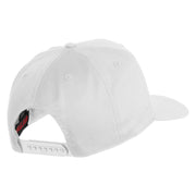 173rd Airborne Brigade Vietnam Veteran Patched Solid Cotton Twill 5 Panel Prostyle Snap Cap - White OSFM