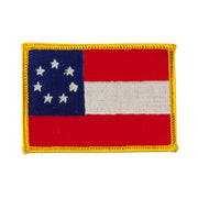 Flag Style Embroidered Patch