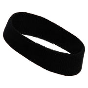 Pixel Win Embroidered Head Bands Terry - Black OSFM