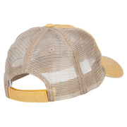 Fur Mama Embroidered Washed Twill Trucker Cap