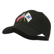 Flags with Star of Life Embroidered Cap