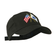 Flags with Star of Life Embroidered Cap