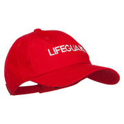 Lifeguard Embroidered Unstructured Cap