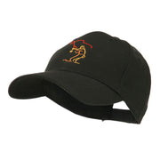 Fly Fishing Man Outline Embroidered Cap